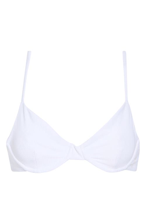 Beach Riot X Revolve Camilla Bikini Top In White