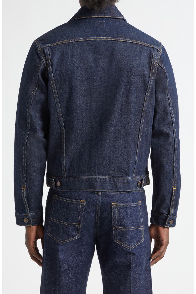 Redford Selvedge Denim Jacket, Alternate, color, INDIGO