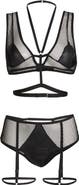 Hauty Lace Bralette & Briefs Set