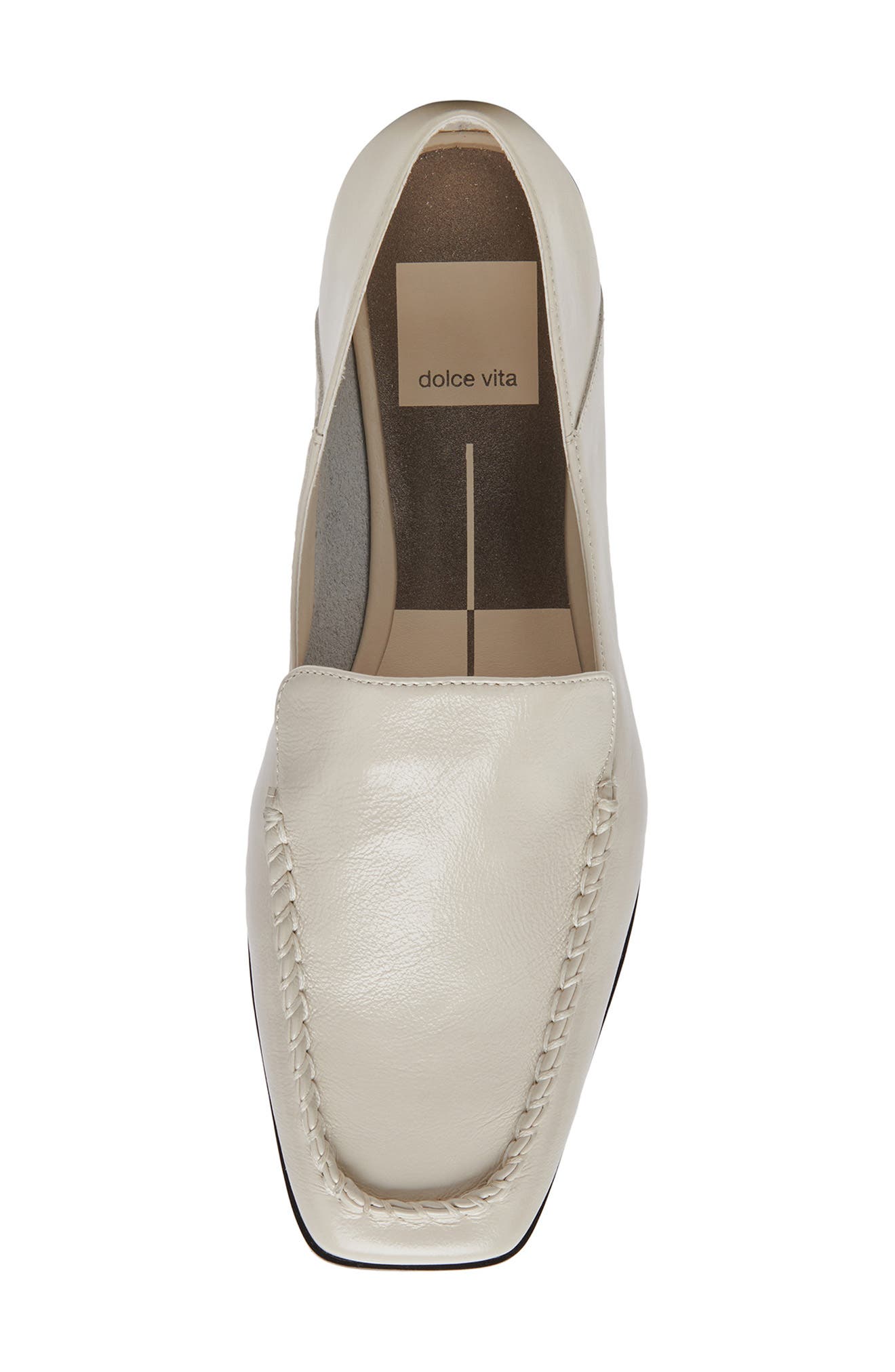 Beny Loafer, Alternate, color, IVORY CRINKLE PATENT
