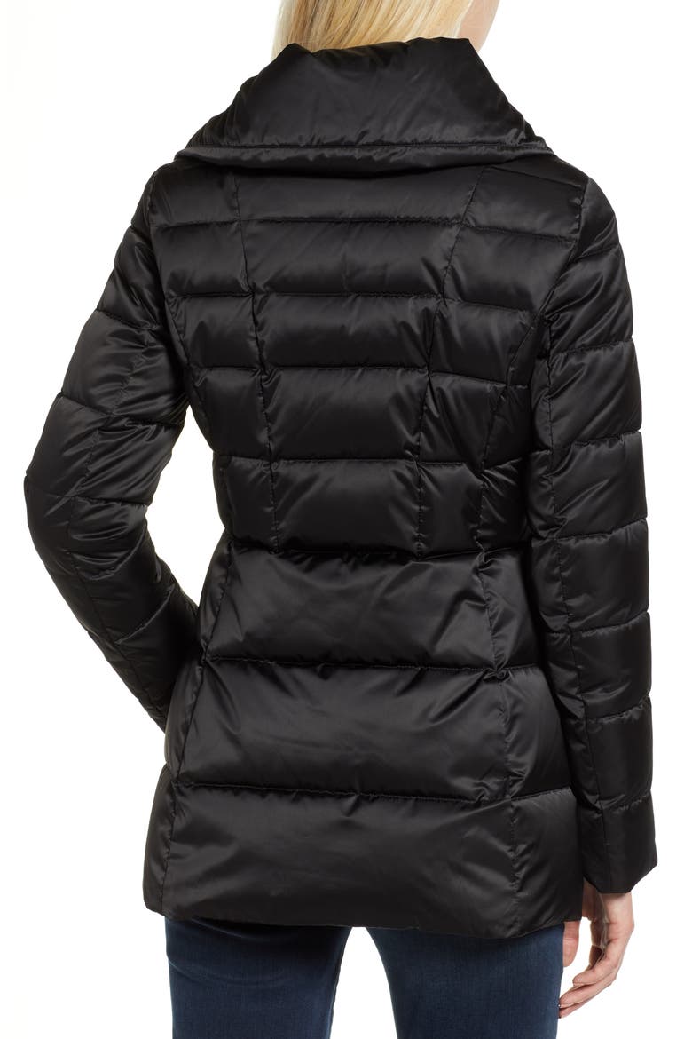 Blair Moto Style Puffer Jacket, Alternate, color, BLACK