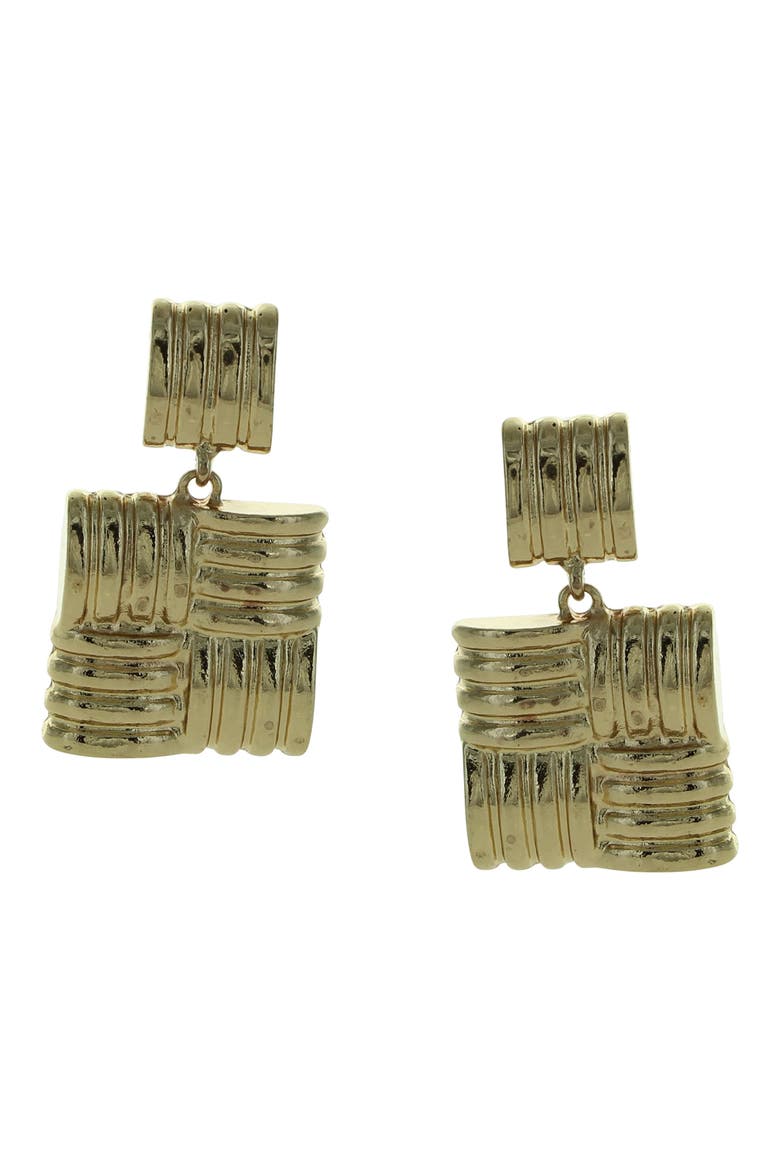 Jordyn Drop Earrings, Main, color, GOLD