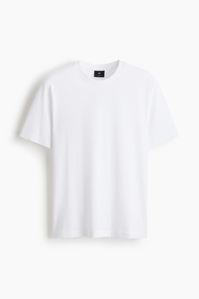 5-pack Regular Fit T-shirts, Alternate, color, White