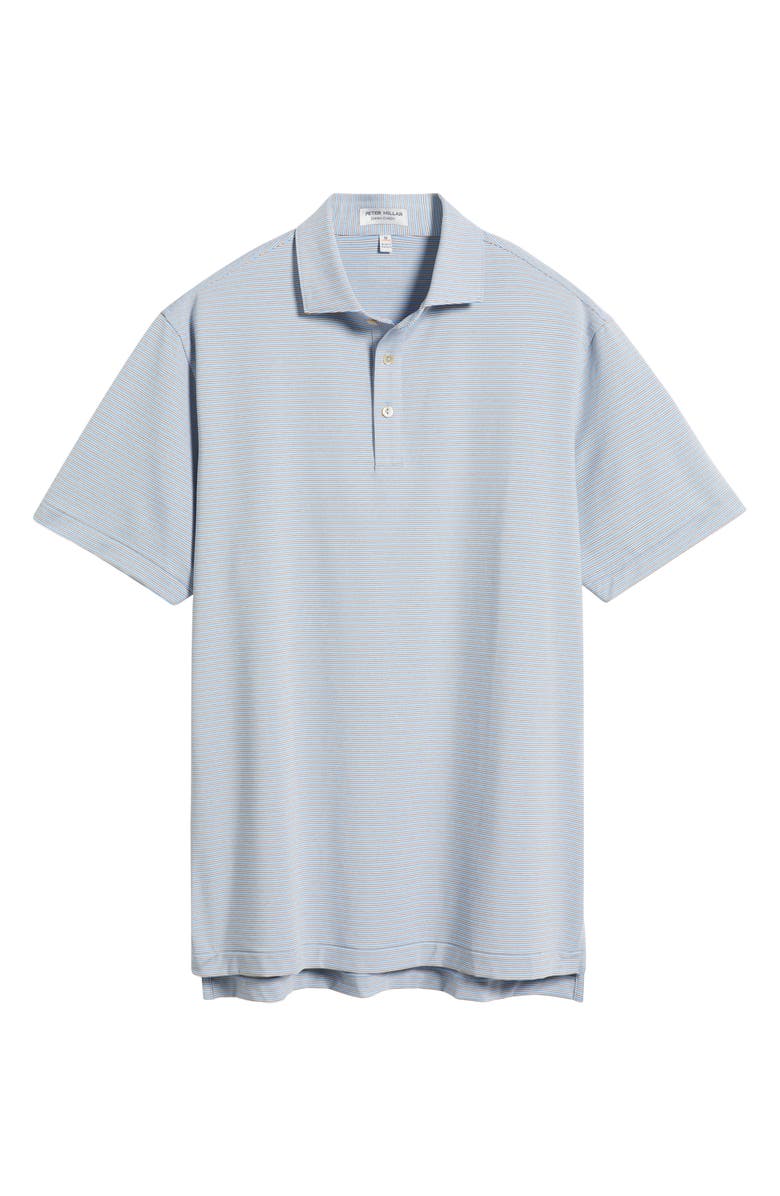 Peter Millar Culver Performance Jersey Polo, Alternate, color, Cottage Blue