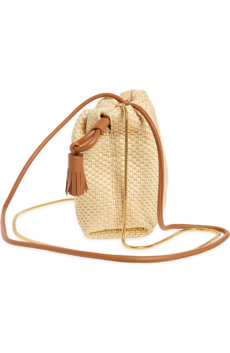 Veronica Beard Small Raffia Stash Bag, Alternate, color,
