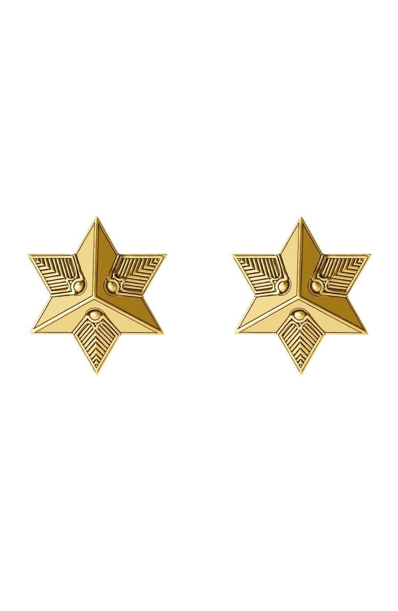 Astor & Orion Star Studs Gold, Main, color, Gold