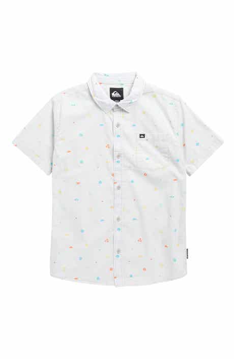 Kids' Piled Up Cotton Button-Up Shirt