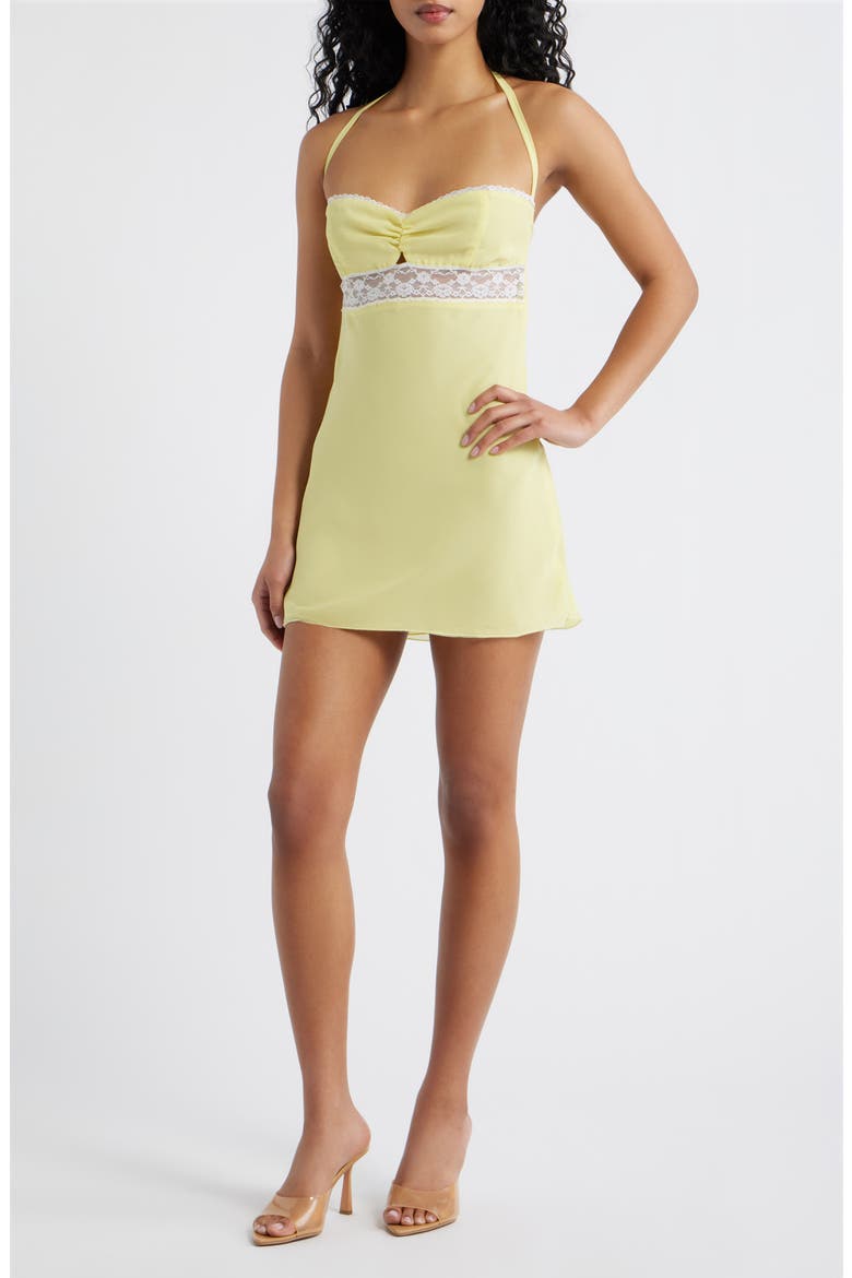 Scarlet Minidress, Main, color, YELLOW