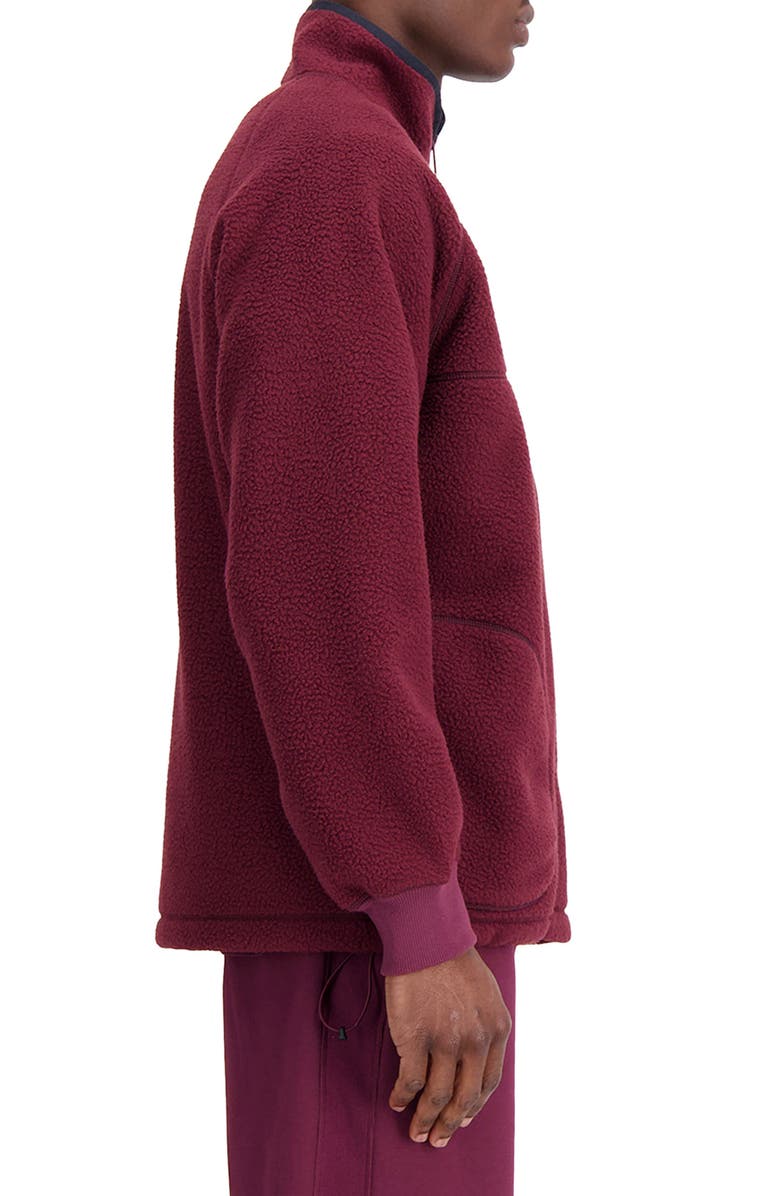 New Balance Athletics Recycled Polyester Polar Fleece Jacket, Alternate, color, 