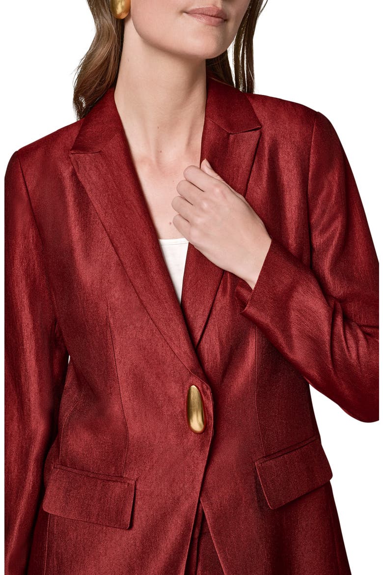 One-Button Blazer, Alternate, color, SUNBAKED