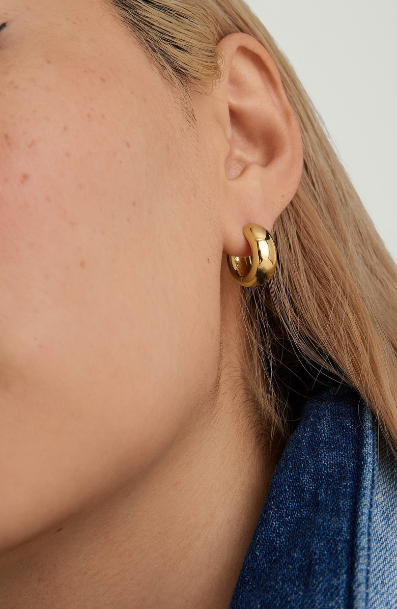 MEJURI Chunky Hoops, Alternate, color, 18K Gold Vermeil