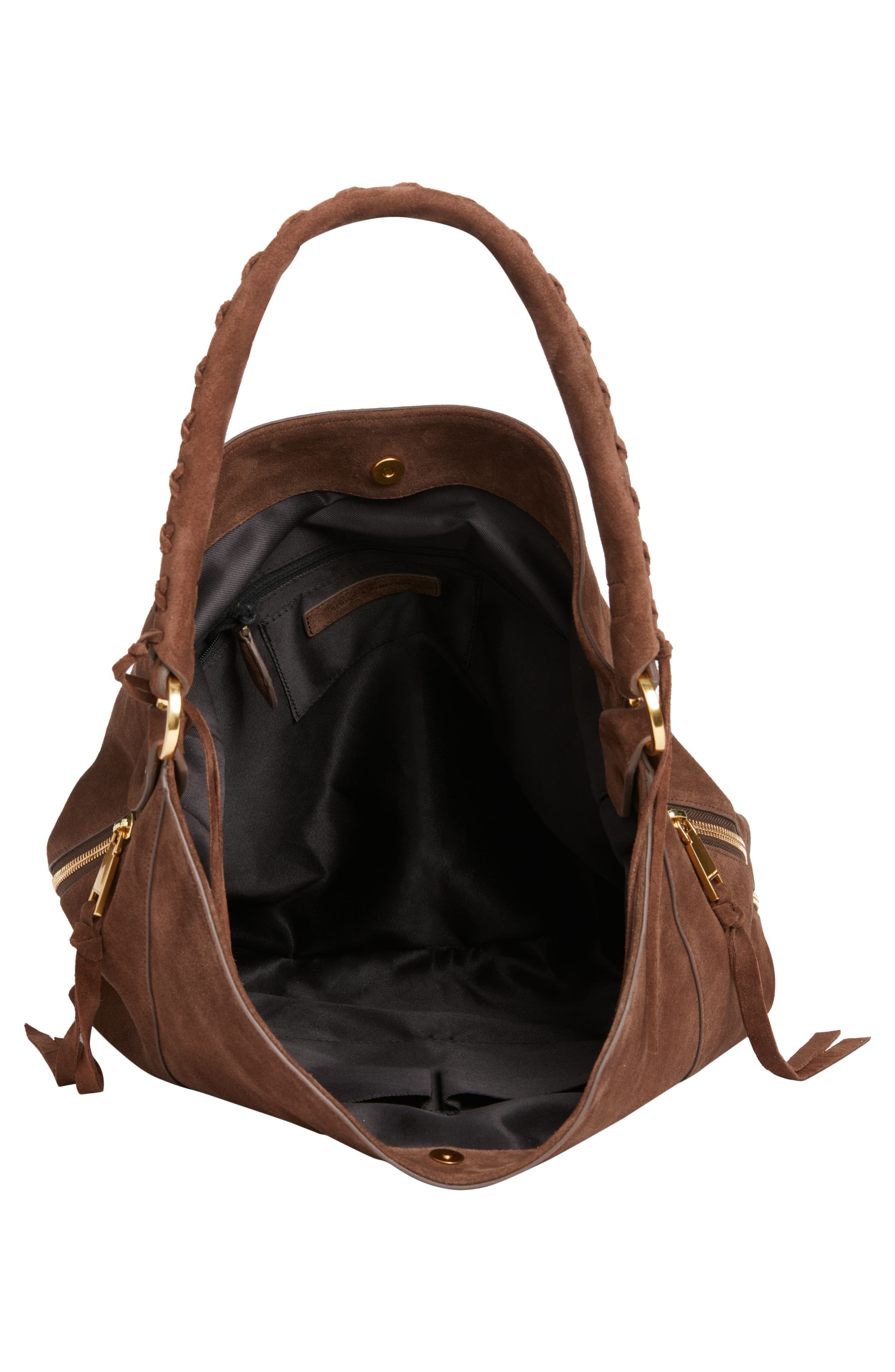 Rebecca Minkoff Mae Hobo Bag, Alternate, color, Maple Brown