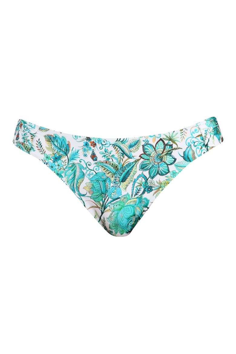 Free Spirit Shirred Hipster Bikini Bottoms, Alternate, color, MULTI