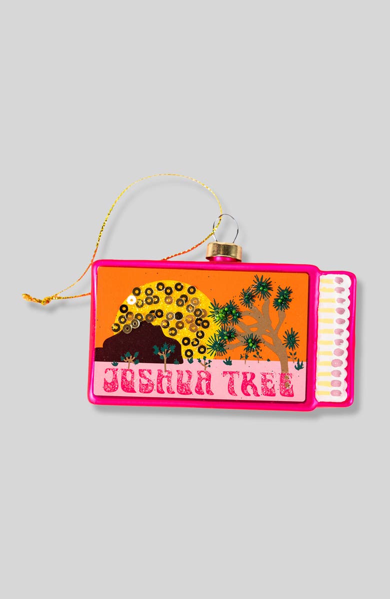 Furbish Matchbook Ornament - Joshua Tree, Main, color, Pink