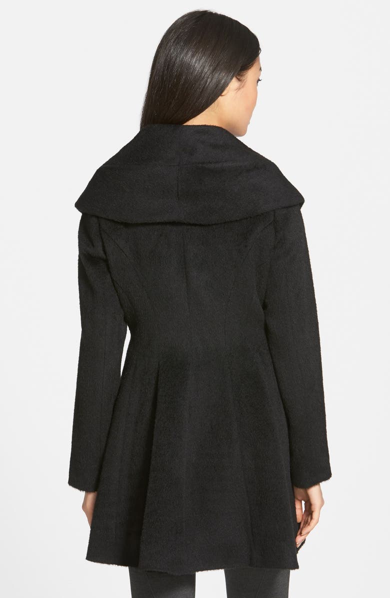Trina Turk 'Bonnie' Shawl Collar Skirted Coat, Alternate, color, 