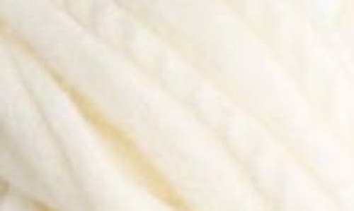 Cole Haan Cable Knit Scarf In White