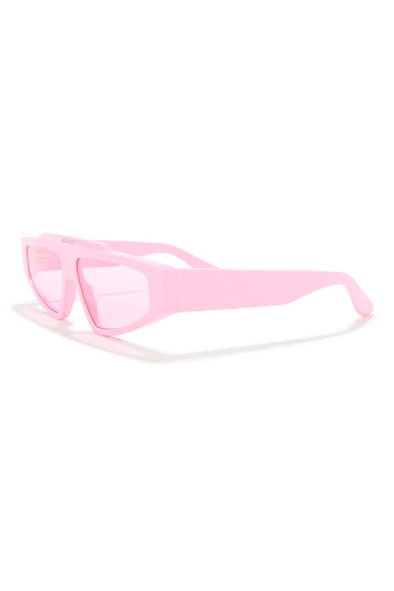 GG1591S Pink 58mm Shield Sunglasses, Alternate, color, PINK PINK PINK