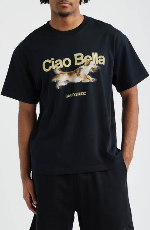 Ciao Bella Graphic Cotton T-Shirt