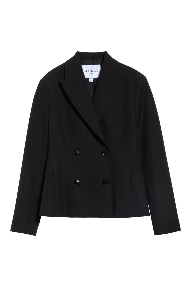 Tailored Wool Jacket, Main, color, NOIR