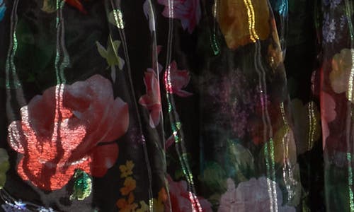 Chelsea28 Floral Bow Shoulder Maxi Dress In Multi