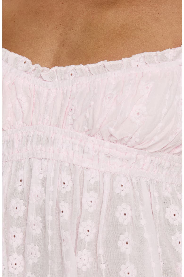 Summerfield Eyelet Cotton Top, Alternate, color, SOFT PINK