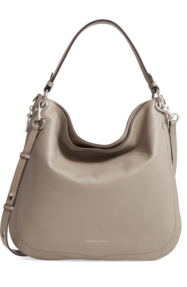 Rebecca Minkoff Jody Convertible Leather Hobo Bag, Main, color,