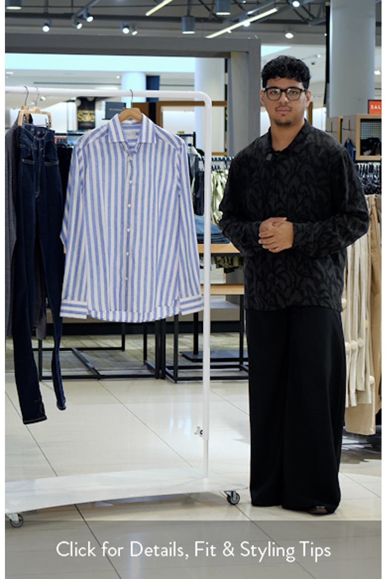 Jacques Linen & Cotton Button-Up Shirt video