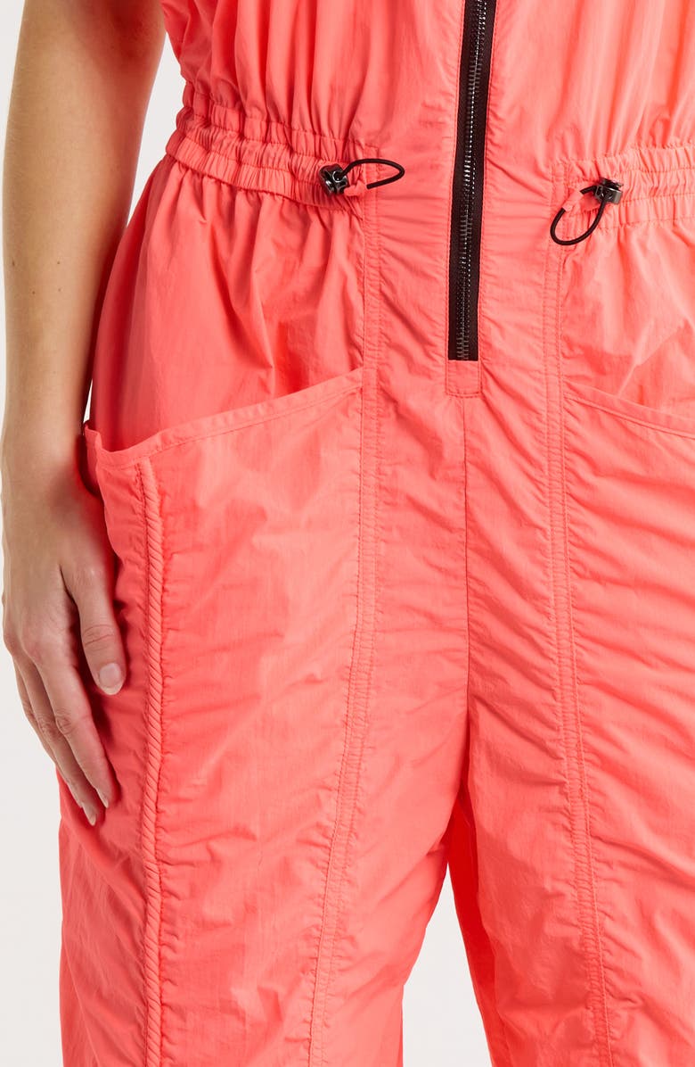 Free People Uphill Jumpsuit, Alternate, color, Burnt Orange