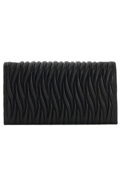 Dune London Strong Convertible Suede Crossbody Bag In Black