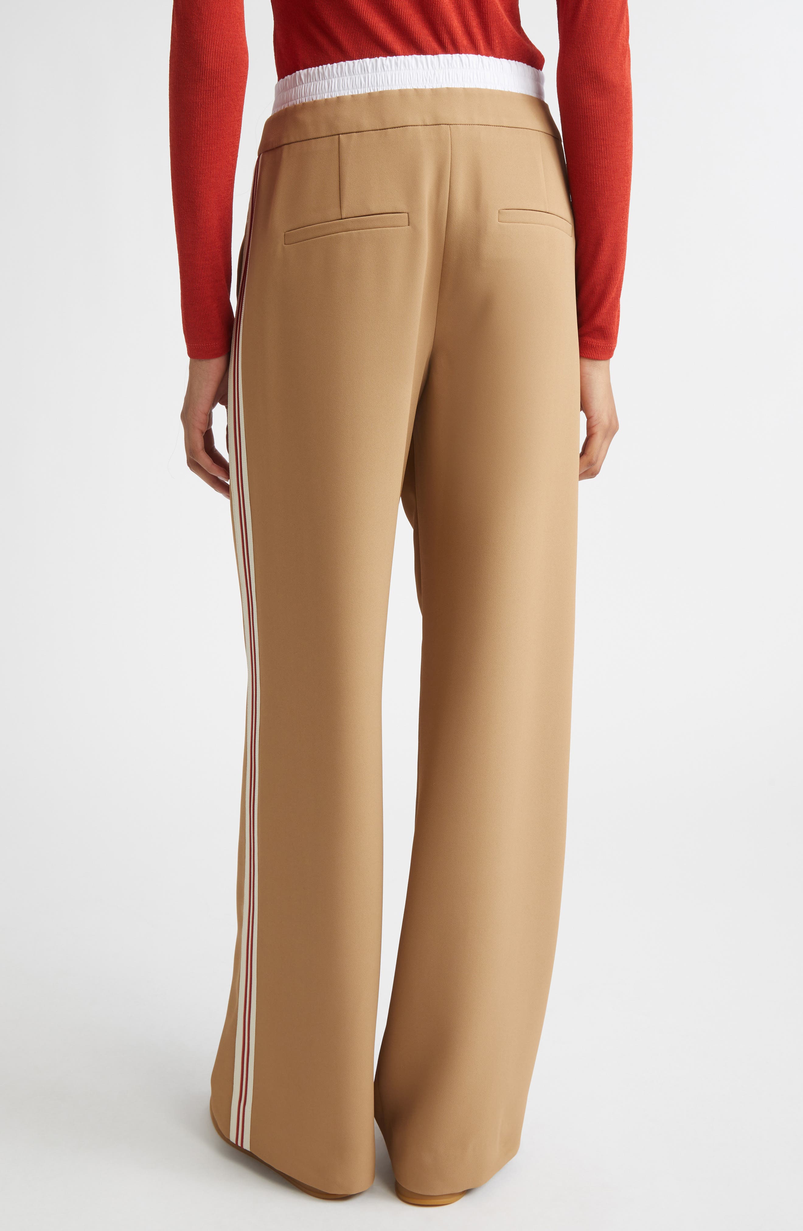 Eugene Boxer Waist Side Stripe Gabardine Pants - image 2