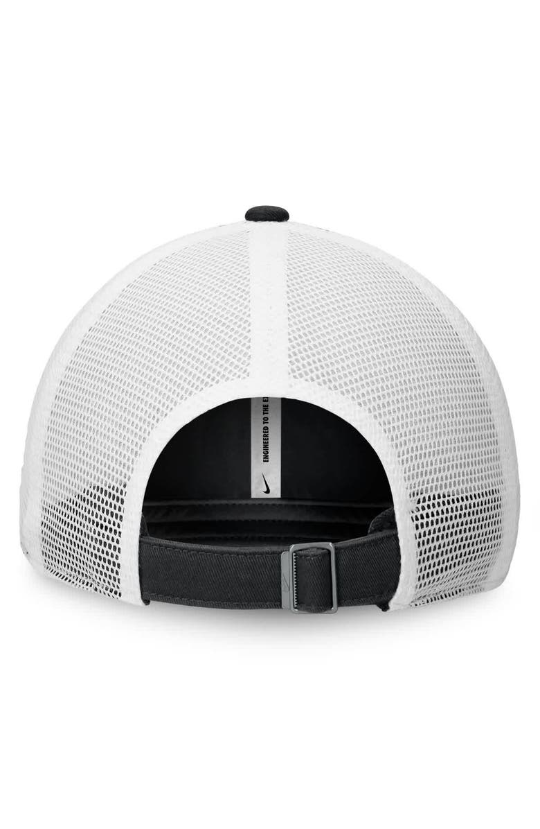 Nike Men's Nike Black Los Angeles Dodgers Rise Adjustable Trucker Hat, Alternate, color,