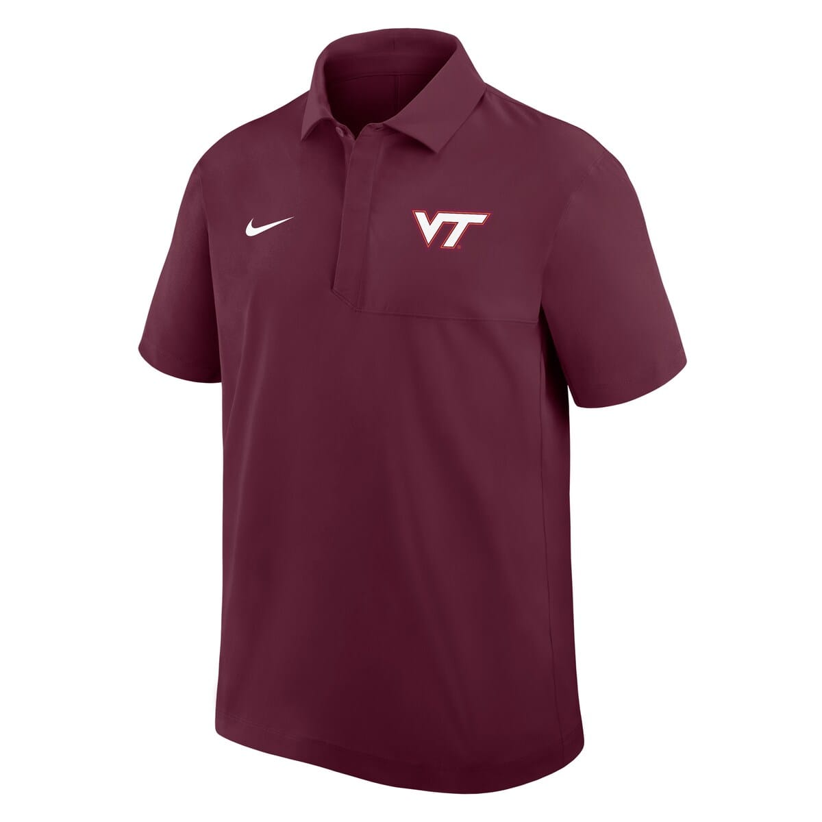 Nike Men's Nike Maroon Virginia Tech Hokies Woven Polo (Men) | Nordstrom