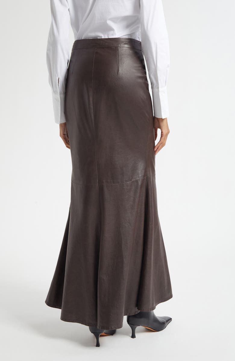 TWP At Last Leather Maxi Skirt, Alternate, color, Delicioso