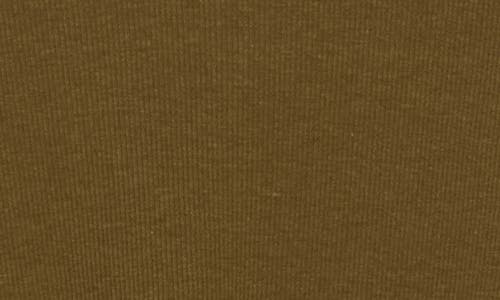 Rag & Bone Essie Long Sleeve Ribbed Crop T-shirt In Green