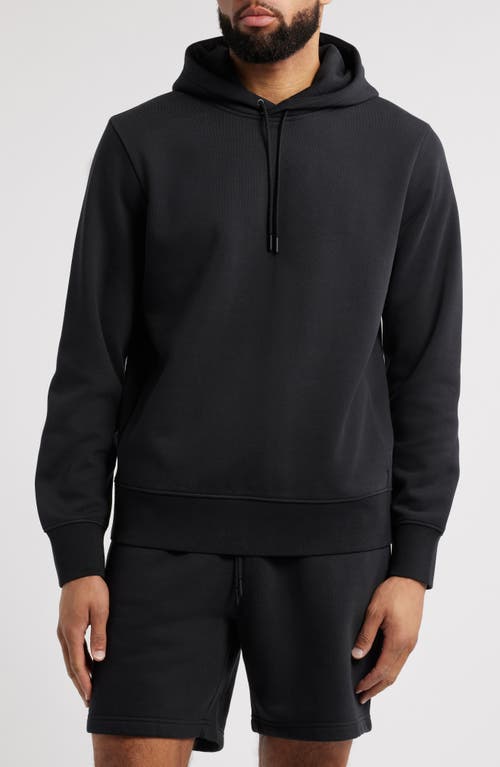 Zella Vital Fleece Hoodie In Black Caviar