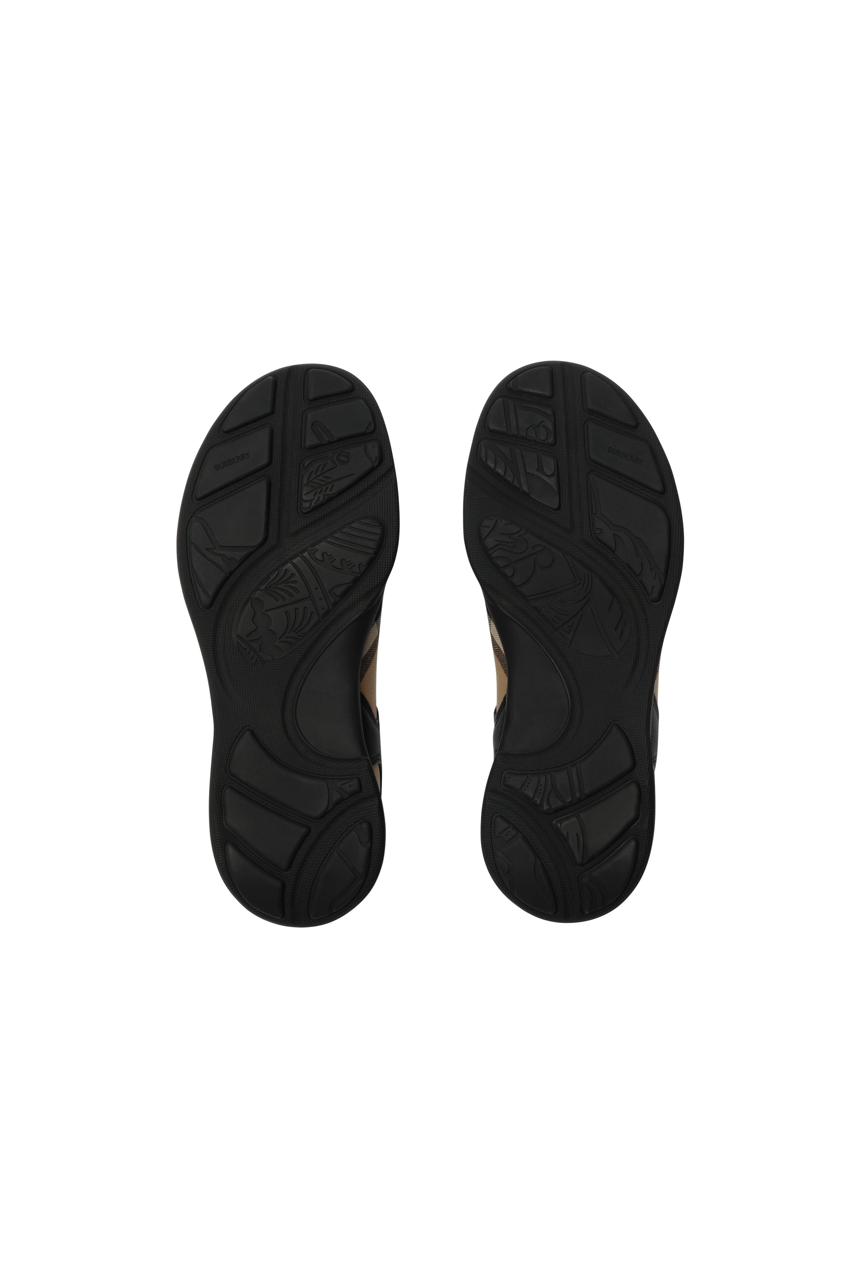 Check and Leather Matrix Sneakers, Alternate, color, Black