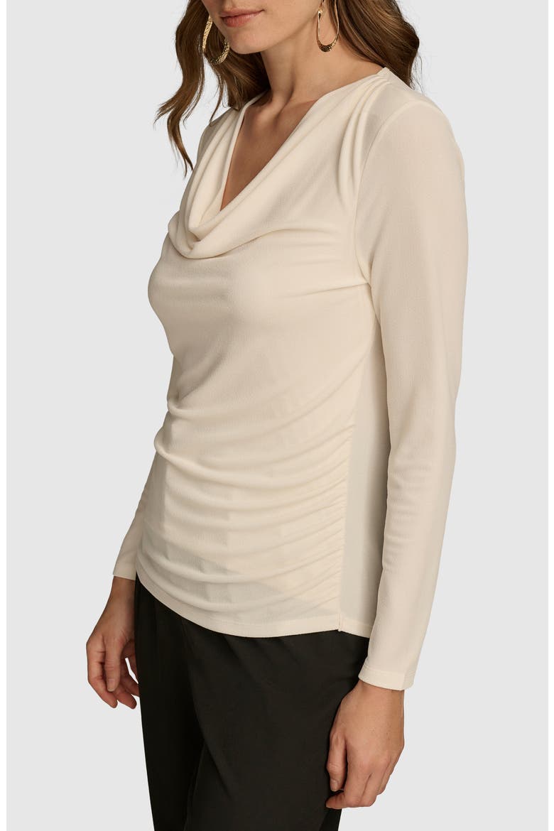 Cowl Neck Top, Alternate, color, IVORY