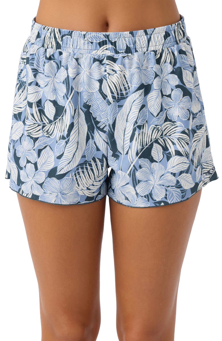 O'Neill Cruising Floral Cover-Up Shorts, Main, color, 