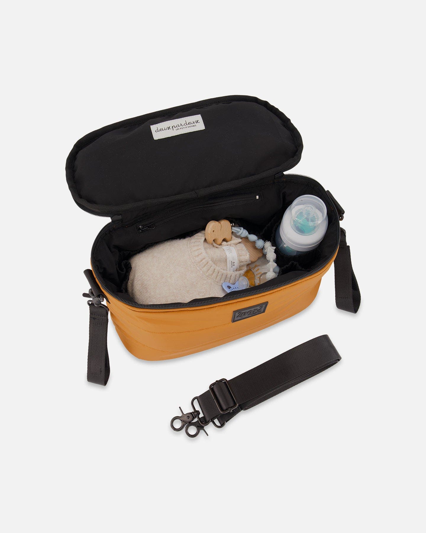 Deux par Deux Adult Unisex Mini Diaper Bag Brown Sugar, Alternate, color, Brown Sugar