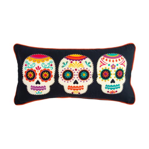 C & F Home C&f Home Sugar Trio Colorful Accent Pillow 12" X 24" In Black