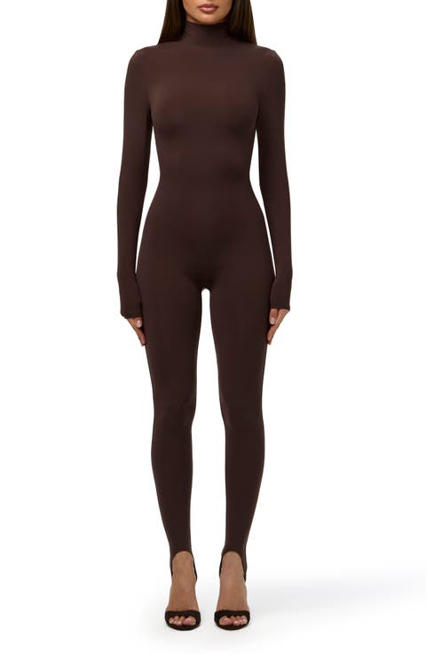 Long Sleeve Stirrup Jumpsuit