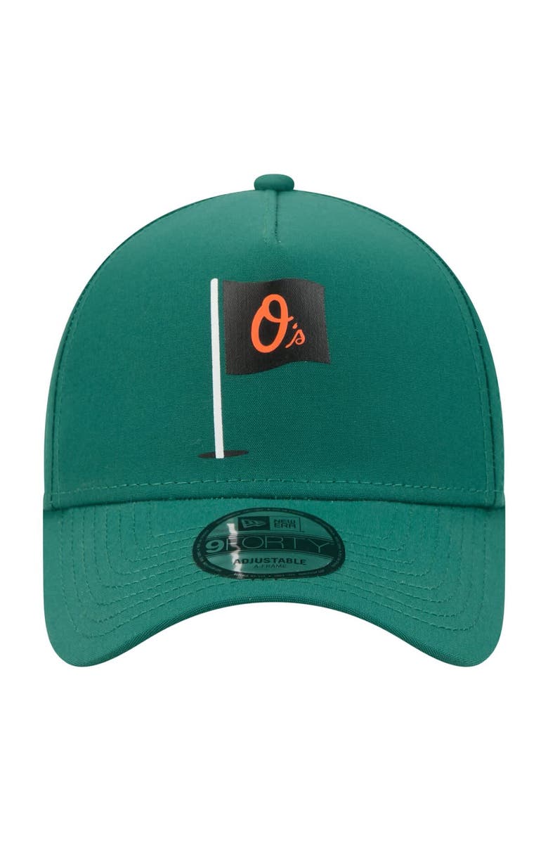 New Era Men's New Era Green Baltimore Orioles Pin Seeker 9FORTY A-Frame Adjustable Hat, Alternate, color, Green