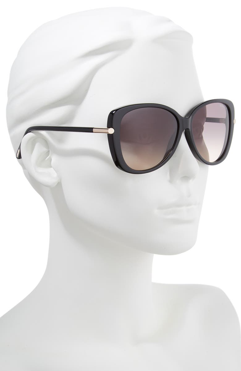 TOM FORD 'Linda' 59mm Sunglasses, Alternate, color, 