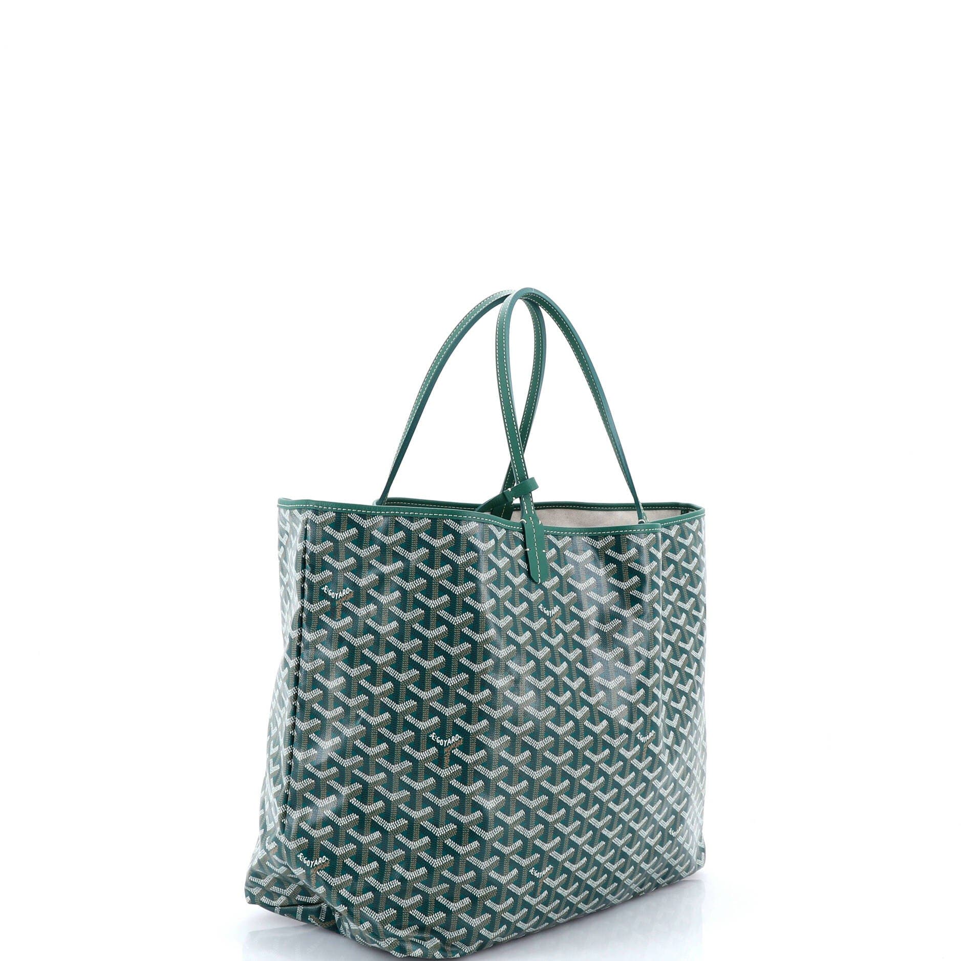 Pre-Owned Goyard Saint Louis Tote Coated Canvas GM, Alternate, color, Green