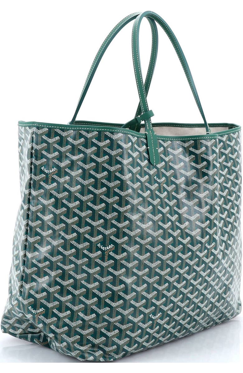 Pre-Owned Goyard Saint Louis Tote Coated Canvas GM, Alternate, color, Green