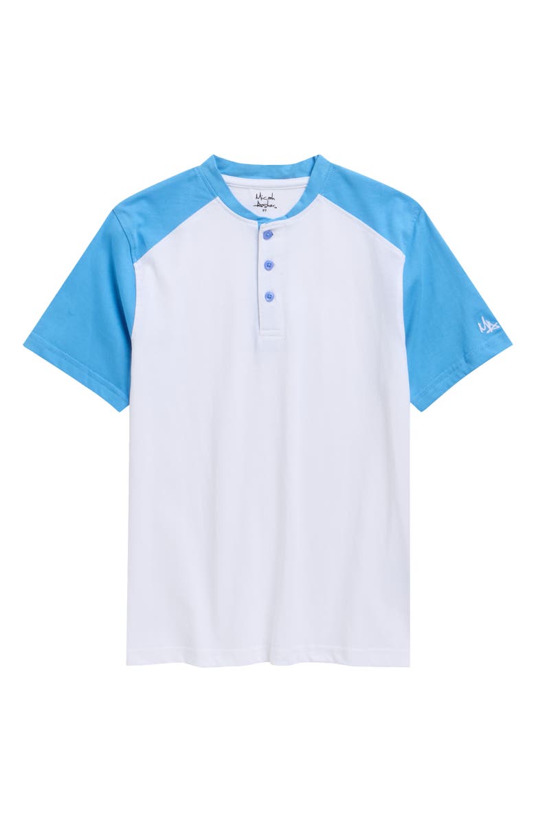 MICAH ASHER Kids' Henley, Main, color, Blue