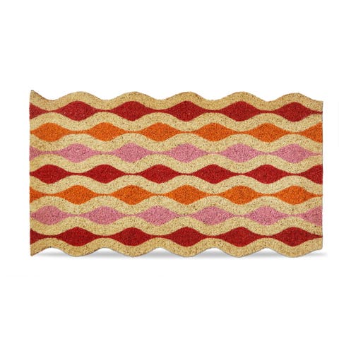 Wavy Non-Slip Coir Mat Multi Coir Everyday