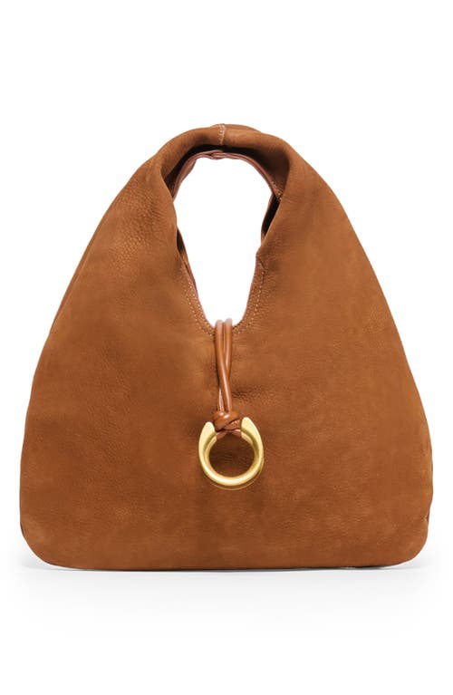 Dolce Vita Martin Leather Hobo Bag in Tobacco at Nordstrom