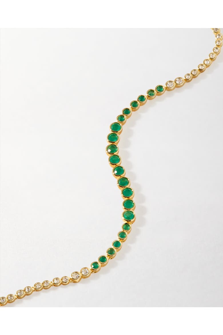Serena Tennis Bracelet, Alternate, color, Green