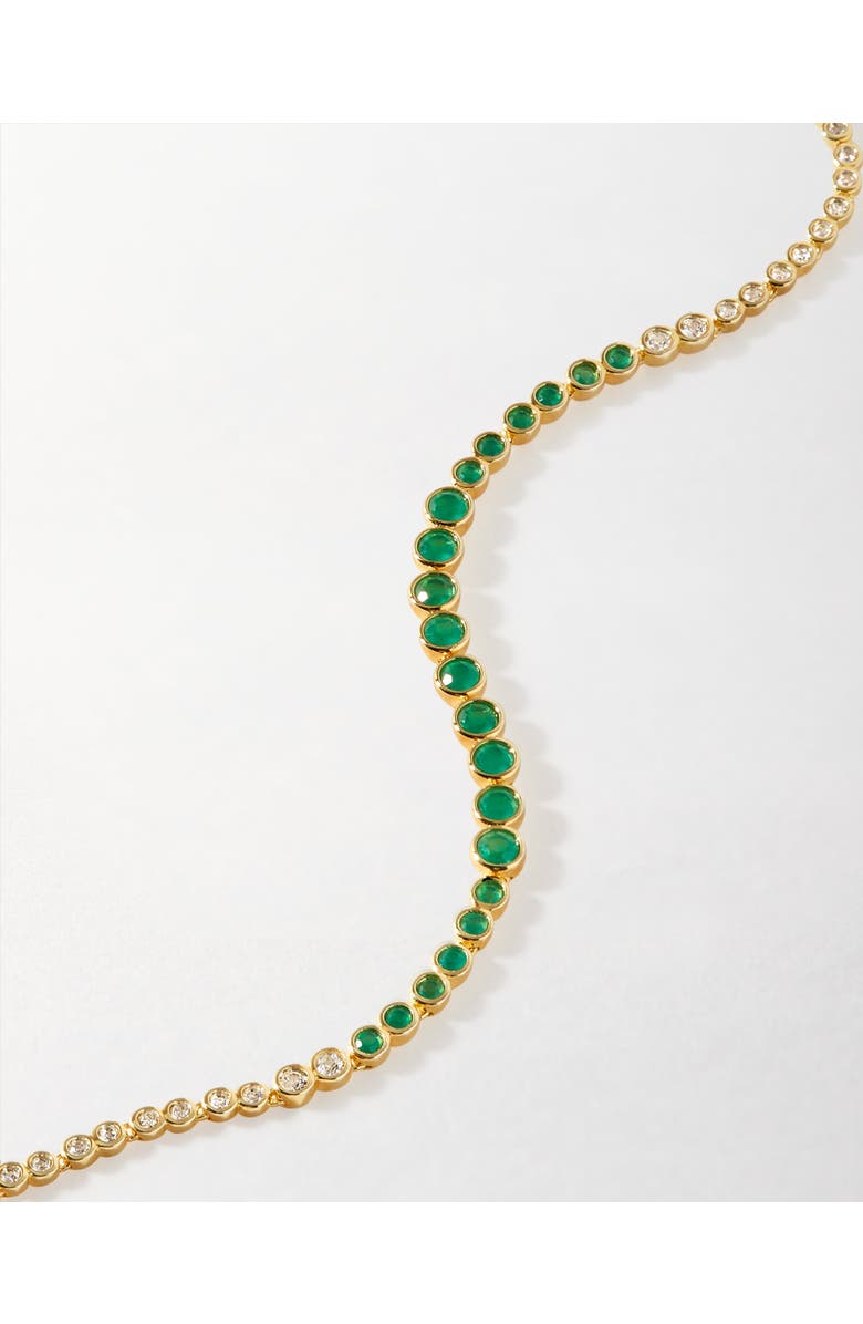 Edge of Ember Serena Tennis Bracelet, Alternate, color, Green